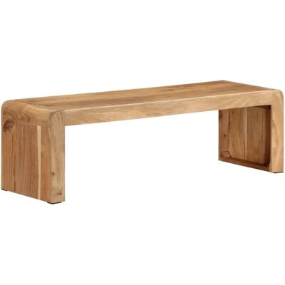 vidaXL Mueble de TV de Madera de Acacia - Estilo Rústico - 110x33x33cm vidaXL Mueble de TV de Madera de Acacia - Estilo Rústico - 110x33x33cm