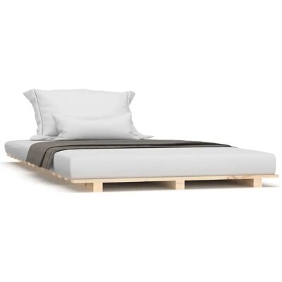 vidaXL Bed Frame 90x190cm - Massief dennenhout Bed vidaXL Bed Frame 90x190cm - Massief dennenhout Bed