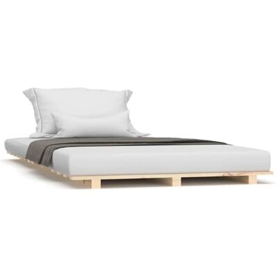 vidaXL Bed Frame met rustiek dennenhout - Bed vidaXL Bed Frame met rustiek dennenhout - Bed