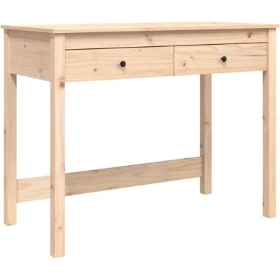 vidaXL Massiv Kiefern Holz Schreibtisch mit Schubladen - Schreibtisch vidaXL Massiv Kiefern Holz Schreibtisch mit Schubladen - Schreibtisch