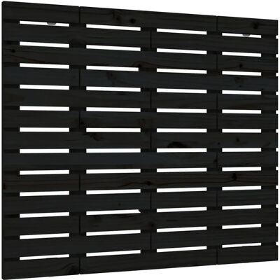 vidaXL Musta seinälle asennettava pääty 141x3x91,5 cm - Pääty vidaXL Musta seinälle asennettava pääty 141x3x91,5 cm - Pääty