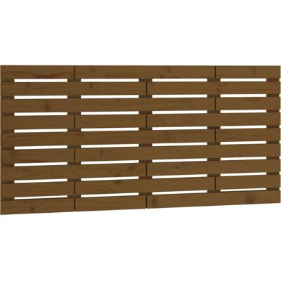 vidaXL Kopfteil Honig Braun 126x3x63cm - Kopfteil vidaXL Kopfteil Honig Braun 126x3x63cm - Kopfteil