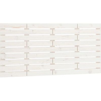 vidaXL Kopfteil Weiß - Kopfteil für Schlafzimmer - Elegantes Massivkiefernholz - 146x3x63 cm vidaXL Kopfteil Weiß - Kopfteil für Schlafzimmer - Elegantes Massivkiefernholz - 146x3x63 cm