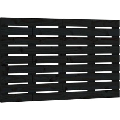 vidaXL 824747 Kopfteil - Schwarzes Kiefernholz vidaXL 824747 Kopfteil - Schwarzes Kiefernholz