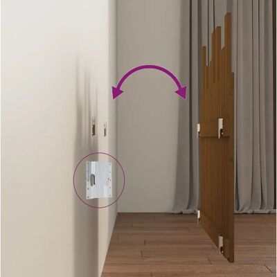 vidaXL Wandkopfhinterkopf aus massivem Kiefernholz - Schlafzimmerkopfteil vidaXL Wandkopfhinterkopf aus massivem Kiefernholz - Schlafzimmerkopfteil
