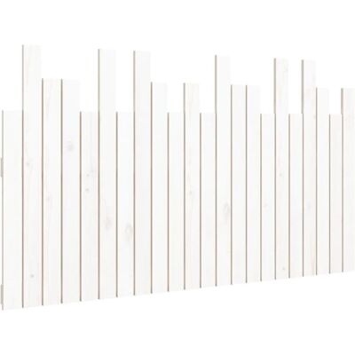 VidaXL 824819 Wand-Kopfteil aus Kiefernholz - Weiß, 140x3x80 cm VidaXL 824819 Wand-Kopfteil aus Kiefernholz - Weiß, 140x3x80 cm