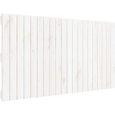 vidaXL Wandkopfteil Weiß 127.5x3x60 cm Massives Kiefernholz - Kopfteil vidaXL Wandkopfteil Weiß 127.5x3x60 cm Massives Kiefernholz - Kopfteil