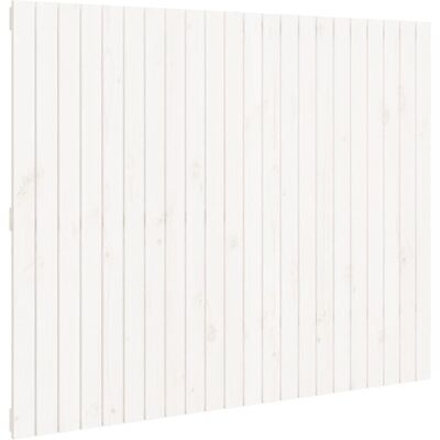 vidaXL Weiß 140x3x110 cm Massives Kiefernholz Wandkopfteil - Kopfteil vidaXL Weiß 140x3x110 cm Massives Kiefernholz Wandkopfteil - Kopfteil