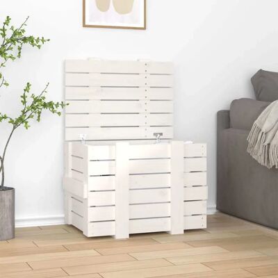 vidaXL Massivholz Kiefernschrank - Aufbewahrungsbox vidaXL Massivholz Kiefernschrank - Aufbewahrungsbox