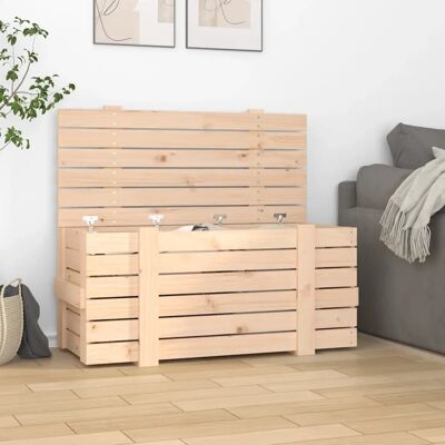 vidaXL 572732 - Aufbewahrungsbox - Massives Kiefernholz - Braun vidaXL 572732 - Aufbewahrungsbox - Massives Kiefernholz - Braun