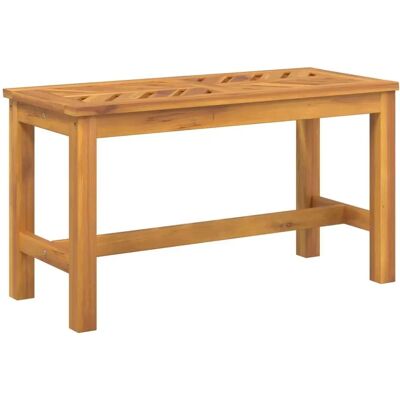MAISONCHIC Garden Bench 80cm Acacia Wood Fishbone Design MAISONCHIC Garden Bench 80cm Acacia Wood Fishbone Design