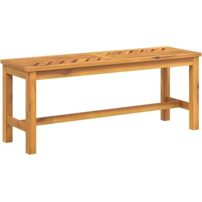 vidaXL Gartentisch 110 cm Massives Akazienholz - Gartenbank vidaXL Gartentisch 110 cm Massives Akazienholz - Gartenbank