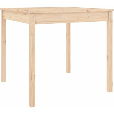 vidaXL Gartentisch Naturholz 82,5x82,5x76 cm - Gartentisch vidaXL Gartentisch Naturholz 82,5x82,5x76 cm - Gartentisch