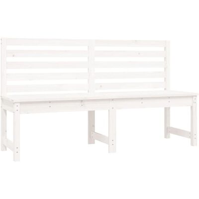 vidaXL Zewnętrzna ławka z sosny białej 157,5cm - Ławka ogrodowa vidaXL Zewnętrzna ławka z sosny białej 157,5cm - Ławka ogrodowa