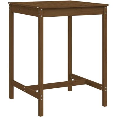 vidaXL Gartentisch Braun 82,5x82,5x110 cm Kiefer vidaXL Gartentisch Braun 82,5x82,5x110 cm Kiefer