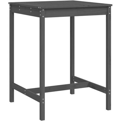 vidaXL Gartentisch Grau 121x82,5x110 cm Kiefer vidaXL Gartentisch Grau 121x82,5x110 cm Kiefer