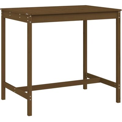 vidaXL Gartentisch Braun 121x82,5x110 cm Kiefer vidaXL Gartentisch Braun 121x82,5x110 cm Kiefer