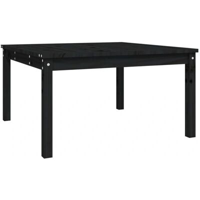 vidaXL Garten Tisch Schwarz 82,5x82,5x45 cm Kiefer vidaXL Garten Tisch Schwarz 82,5x82,5x45 cm Kiefer