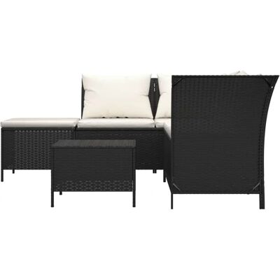 Conjunto de Muebles de Jardín Maisonchic - Ratán Sintético Duradero - Marco de Acero Estable - Almacenamiento Resistente al Agua - Fácil de Montar Conjunto de Muebles de Jardín Maisonchic - Ratán Sintético Duradero - Marco de Acero Estable - Almacenamiento Resistente al Agua - Fácil de Montar