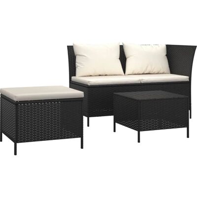 VidaXL 319692 Outdoormöbel-Set - Modern Haltbares Rattan VidaXL 319692 Outdoormöbel-Set - Modern Haltbares Rattan