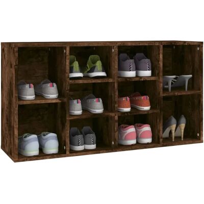 Vidaxl Roble Fumo Schuhbank Vidaxl Roble Fumo Schuhbank
