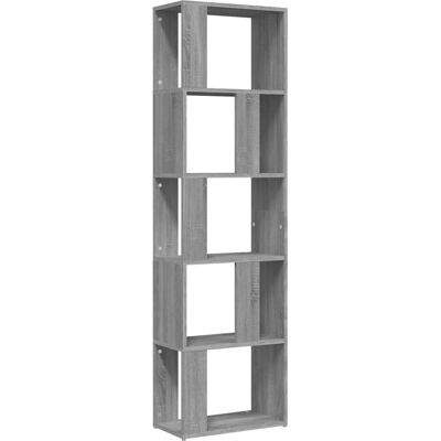 vidaXL Boekenkast Grijs Sonoma - Boekenkast vidaXL Boekenkast Grijs Sonoma - Boekenkast
