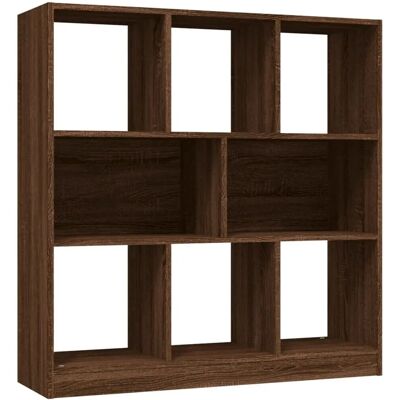 vidaXL 826380 Bruin Eiken Boekenkast - Boekenkast vidaXL 826380 Bruin Eiken Boekenkast - Boekenkast