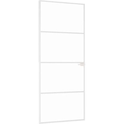 vidaXL Weiße Innentür 83x201.5 cm Gehärtetes Glas - Innentür vidaXL Weiße Innentür 83x201.5 cm Gehärtetes Glas - Innentür