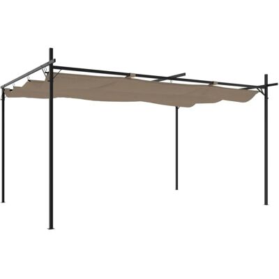 MAISONCHIC Pergola com Teto Retrátil - Sombra Externa MAISONCHIC Pergola com Teto Retrátil - Sombra Externa