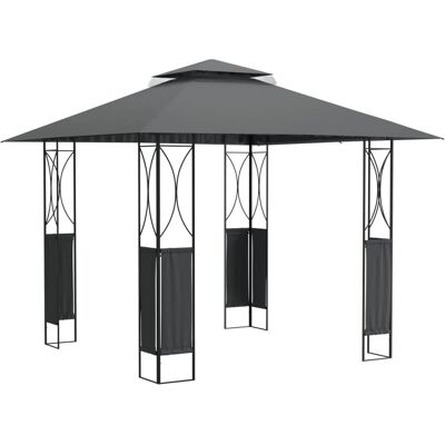 vidaXL Ogrodowy pawilon stal 300x300x270 cm Antracyt vidaXL Ogrodowy pawilon stal 300x300x270 cm Antracyt