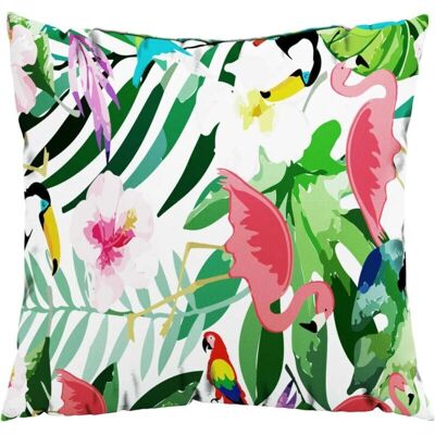 vidaXL Coussins Décoratifs - Lot de 4 - 60x60 cm - Multicolore - Intérieur/Extérieur - Publicité vidaXL Coussins Décoratifs - Lot de 4 - 60x60 cm - Multicolore - Intérieur/Extérieur - Publicité