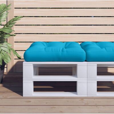 vidaXL Palettenkissen - Blau - 50x50x12 cm - Pallet Cushion vidaXL Palettenkissen - Blau - 50x50x12 cm - Pallet Cushion