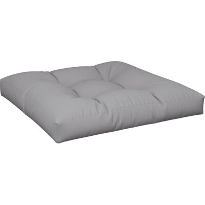 vidaXL Palettenkissen - Grau - 70x70x12 cm - Für Außen/Innen vidaXL Palettenkissen - Grau - 70x70x12 cm - Für Außen/Innen