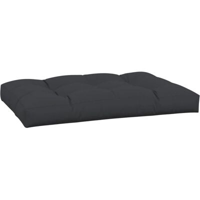 vidaXL Poduszka na paletę Czarna 120x80x12 cm Tkanina vidaXL Poduszka na paletę Czarna 120x80x12 cm Tkanina