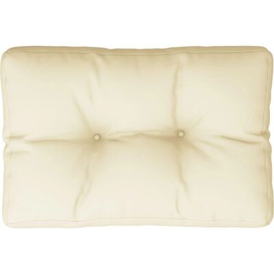 vidaXL Palettenkissen - Creme - 50x40x12 cm - Gartenmöbel vidaXL Palettenkissen - Creme - 50x40x12 cm - Gartenmöbel