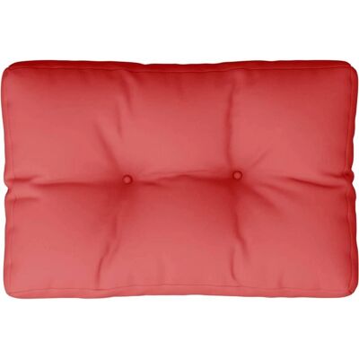 vidaXL Palettenkissen - Rot 50x40x12 cm Stoff Outdoor Indoor vidaXL Palettenkissen - Rot 50x40x12 cm Stoff Outdoor Indoor