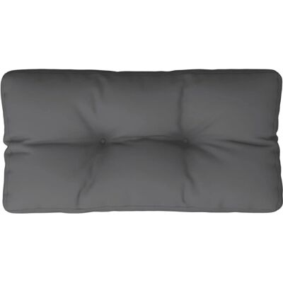 vidaXL Palettenkissen - 70x40x12 cm - Polyester, Anthrazit vidaXL Palettenkissen - 70x40x12 cm - Polyester, Anthrazit