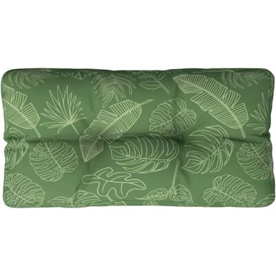 vidaXL Coussin pour Palette Motif Feuilles 70x40x12 cm Vert - Coussin pour Palette - Publicité vidaXL Coussin pour Palette Motif Feuilles 70x40x12 cm Vert - Coussin pour Palette - Publicité