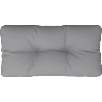 vidaXL Palettenkissen Grau 80x40x12 cm Stoff - Pallet Cushion vidaXL Palettenkissen Grau 80x40x12 cm Stoff - Pallet Cushion