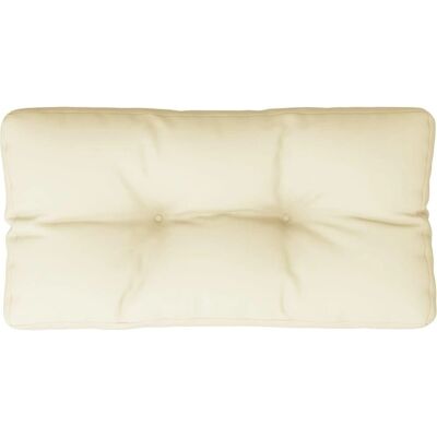 vidaXL Poduszka na paletę kremowa 80x40x12 cm - Poduszka na paletę vidaXL Poduszka na paletę kremowa 80x40x12 cm - Poduszka na paletę
