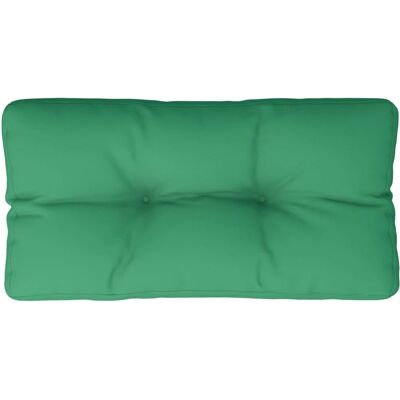 vidaXL Palletkussen Groen 80x40x12 cm Stoff - Pallet cushion vidaXL Palletkussen Groen 80x40x12 cm Stoff - Pallet cushion