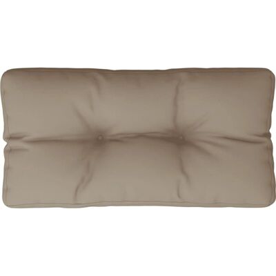 vidaXL Palettkissen - Taupe - 80x40x12 cm - Pallet Cushion vidaXL Palettkissen - Taupe - 80x40x12 cm - Pallet Cushion
