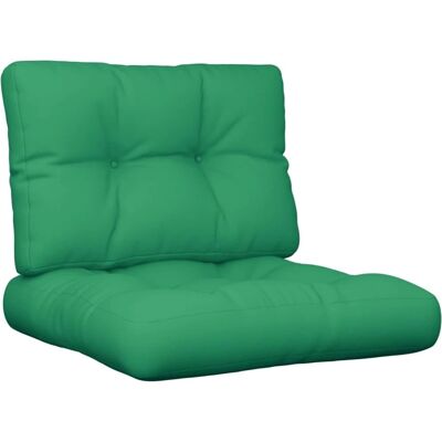 vidaXL Palettenkissen Set - Robuster Grüner Stoff 60x60x12cm vidaXL Palettenkissen Set - Robuster Grüner Stoff 60x60x12cm