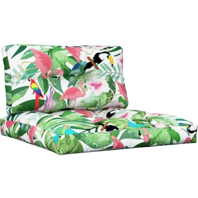 vidaXL Palettenkissen - Mehrfarbig - 80x80x12 cm vidaXL Palettenkissen - Mehrfarbig - 80x80x12 cm