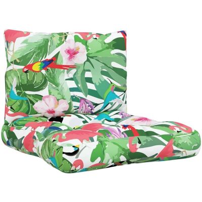 vidaXL Coussin palette 2 pcs Multicolore - Coussin palette - Publicité vidaXL Coussin palette 2 pcs Multicolore - Coussin palette - Publicité
