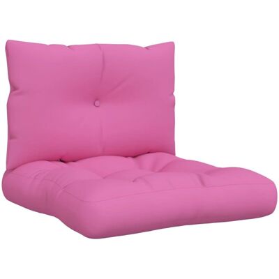vidaXL Pallet Cushion 2 Stück Pink Oxford Stoff - Pallet Cushion vidaXL Pallet Cushion 2 Stück Pink Oxford Stoff - Pallet Cushion