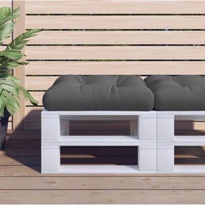 vidaXL Poduszka na paletę - 60x61,5x10 cm - Antracyt - Meble ogrodowe vidaXL Poduszka na paletę - 60x61,5x10 cm - Antracyt - Meble ogrodowe