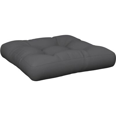 vidaXL Palletkussen - 58x58x10 - Antraciet - Stof vidaXL Palletkussen - 58x58x10 - Antraciet - Stof