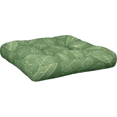 vidaXL Pallet Kussen Bladpatroon 58x58x10 cm Oxford Stof Groen - Pallet Kussen vidaXL Pallet Kussen Bladpatroon 58x58x10 cm Oxford Stof Groen - Pallet Kussen