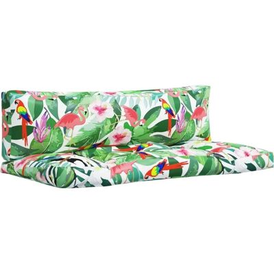 vidaXL Multicolour Palletkussen 2 stuks - Pallet Cushion vidaXL Multicolour Palletkussen 2 stuks - Pallet Cushion